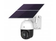 Solar 4G Security Camera Outdoor, 24/7 Monitoring, Color Night Vision, PIR Motion Detection, IP65