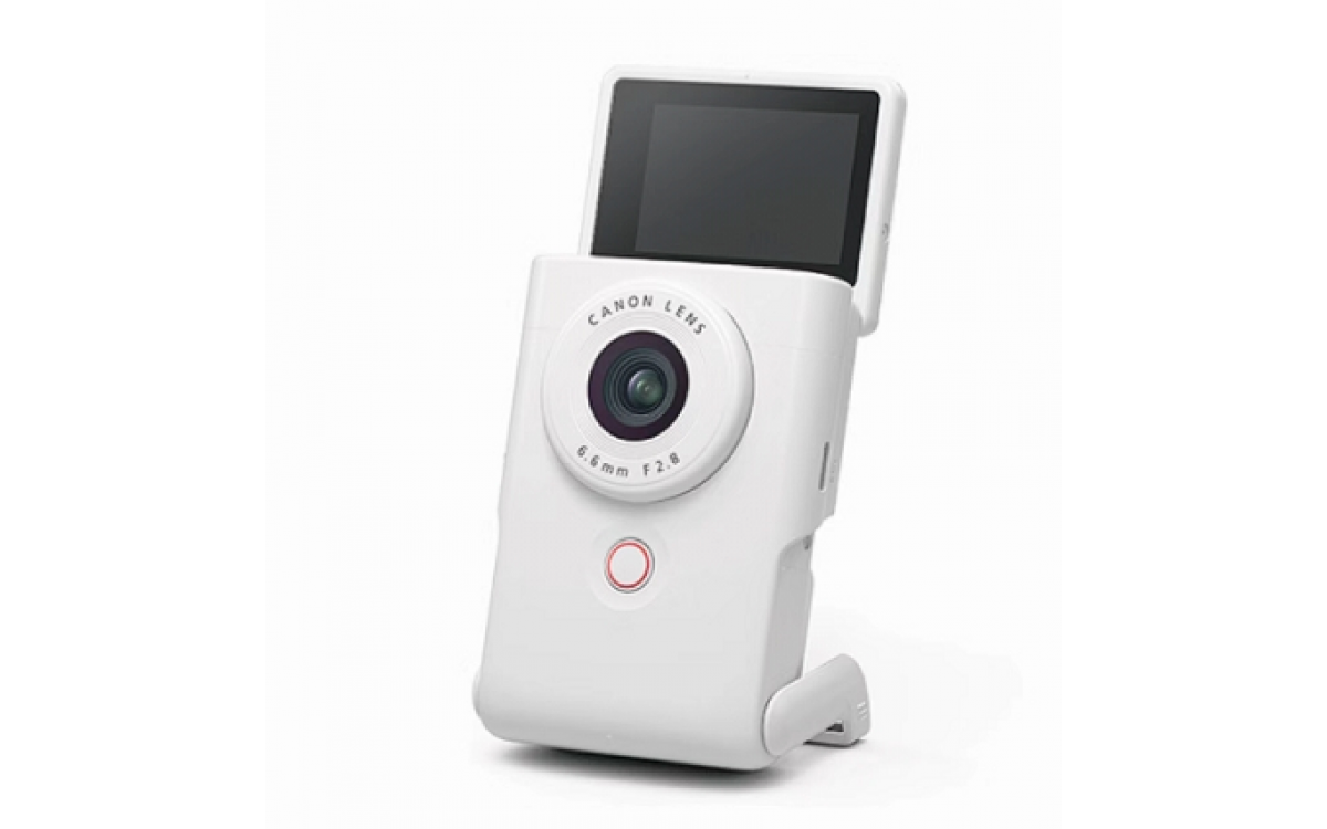 Canon released the white version of the PowerShot V10 