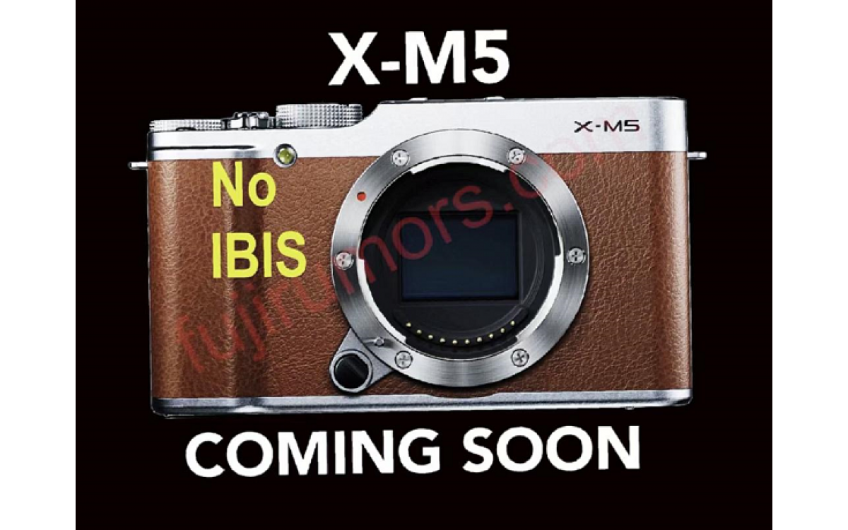 Fujifilm's new camera X-M5 to be released in October will not have IBIS