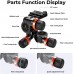 Full CNC Aluminum Alloy 3-Way Geared Tripod Head