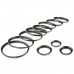 11pcs Metal Step Up Ring Set