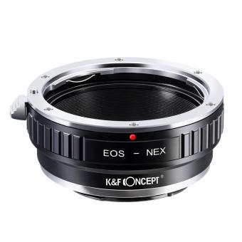 Canon EF/EF-S to Sony E Lens Adapter, Manual Focus - K&F CONCEPT
