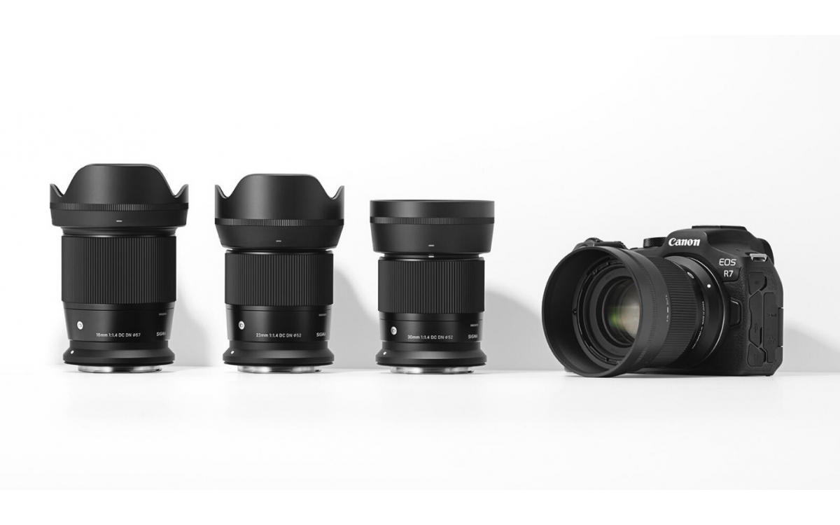 Sigma releases four Canon RF-mount APS-C prime lenses