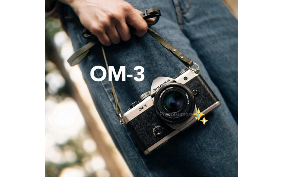 OM SYSTEM OM-3: Spy photos and to be released on February 6