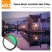 Nano-Klear Series,Variable Star Filter Cross Screen Starburst Filter 4, 8 Points 18 Multi-Layer, 3 Cleaning cloth