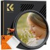 Nano-Xcel Series, Black Diffusion Mist Effect 1/4 & Variable ND2-32& Circular Polarizing Filter CPL-in 1 HD Lens Filter 