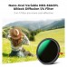 Nano-Xcel Series, Black Diffusion Mist Effect 1/4 & Variable ND2-32& Circular Polarizing Filter CPL-in 1 HD Lens Filter 