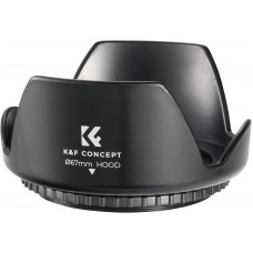 67mm threaded camera lens hood