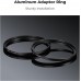 2 pieces 37mm to 40.5mm camera filter adapter ring