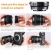 Manual lens adapter ring EOS-FX