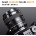 Manual lens adapter ring EOS-FX