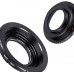 Manual lens adapter ring M42-NIK F