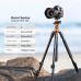 Aluminum 4-Section Tripod Load Capacity 10kg O254A1+BH-28L