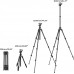 Aluminum 4-Section Tripod Load Capacity 8kg