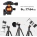 Aluminum 4-Section Tripod Load Capacity 8kg