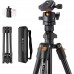 Aluminum 4-Section Tripod Load Capacity 8kg