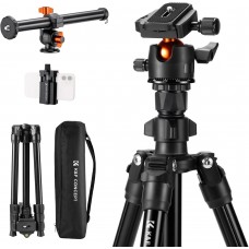 Lightweight Travel Outdoor DSLR Tripods Load Capacity 8kg
