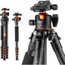 Carbon Fiber 5-Section Tripod Load Capacity 15kg