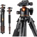 Carbon Fiber 5-Section Tripod Load Capacity 15kg