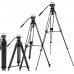 72"/1.8m Aluminum Video Tripod Load Capacity 8kg VA3+BV30