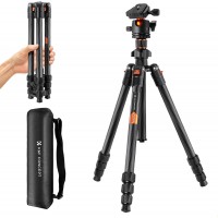Carbon Fiber 4-Section Tripod Load Capacity 8kg O254C2+BH-36