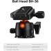 Carbon Fiber 4-Section Tripod Load Capacity 8kg O254C2+BH-36