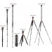 Aluminum 5-Section Tripod Load Capacity 12kg