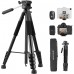 75" Lightweight Portable Travel Outdoor DSLR Tripods (Black) 75" Lightweight Portable Travel Outdoor DSLR Tripods (Black)