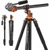 90 inch Overhead Camera Tripod Load Capacity 10kg T254A7+FH-03