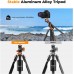 90 inch Overhead Camera Tripod Load Capacity 10kg T254A7+FH-03