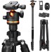 75.6 inch Heavy Tripods Load Capacity 8kg O275A5+BH-36