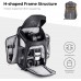 Alpha Backpack 25L Single & Double Shoulder Free Switch Photography Bag, Fits 16" Laptop & Tripod for DSLR/SLR with Raincover