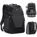 Camera Backpack 20L Star Wander 02(Black）