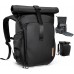 Expandable Roll-Top Camera Backpack 20L+5L