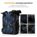 Expandable Roll-Top Camera Backpack 20L+5L