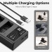 EN-EL14 Battery and Charger for Nikon EN-EL14 Battery, with Dual