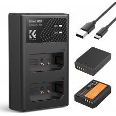 Canon LP-E10 Battery and Charger Set with Dual Slot Charger for 