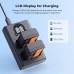EN-EL25/EN-EL25A 2-Pack 1600mAh Batteries and Dual LCD Battery Charger