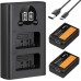 600mAh EN-EL25 EN-EL25A Battery and Charger Set, 2 Pack for Niko