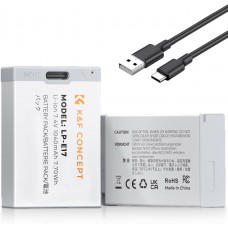 LP-E17 2-Pack 1730mAh Enduro Batteries and 3-Slot Charger 