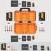 Camera Battery and Memory Card Storage Case, 2 Camera Batteries