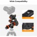 3-Way Geared Micro-Adjustment Tripod Head