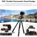3-Way Geared Micro-Adjustment Tripod Head