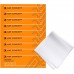 5.9in 10 pieces white needle with a dust-free cleaning cloth