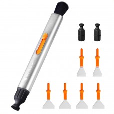 Cleaning pen set, including replaceable cleaning pen, silicone t