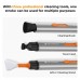 Cleaning pen set, including replaceable cleaning pen, silicone t