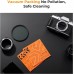 5-in-1 Center Pinch Lens Cover + Anti-Loss Keeper + Microfiber Cleaning Cloth