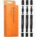 3 pieces double-sided carbon tip cleaning pens, including silico