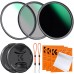 Nano-Dazzle Series, MCUV+CPL+ND1000+lens Cap 24 Multi-Layer,3 Cleanin