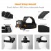 Chest Strap Harness+Backpack Clip+360° Rotating Head Strap Mount and Wrist Strap